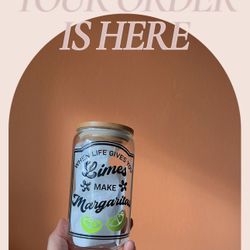 16 Oz Glass Can Cups 