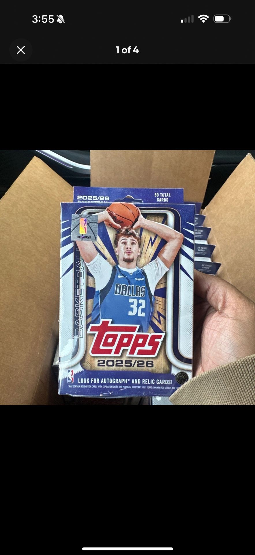 Topps Basketball Hangar Box COOPER FLAGG