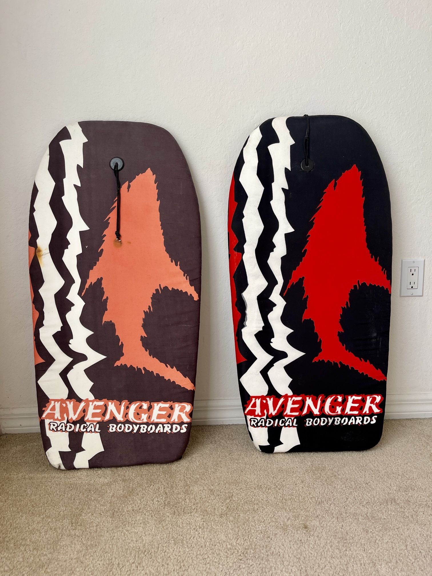 Avenger Radical Bodyboards Skateboard Deck, set of 2
