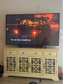 75’ tv with entertainment center
