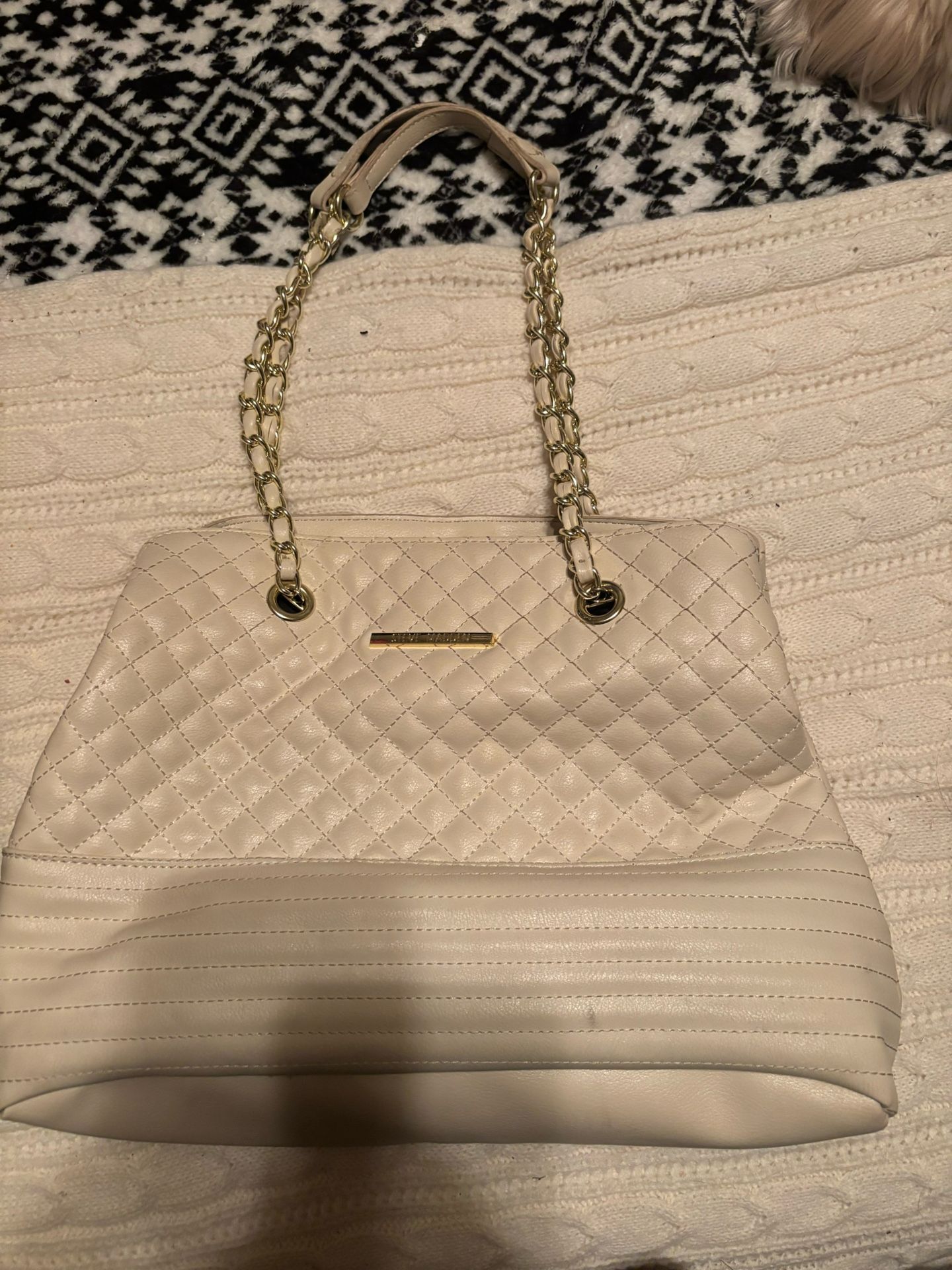 Steve Madden White Purse