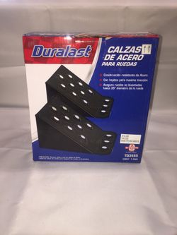 Duralast 2 piece steel wheel chocks