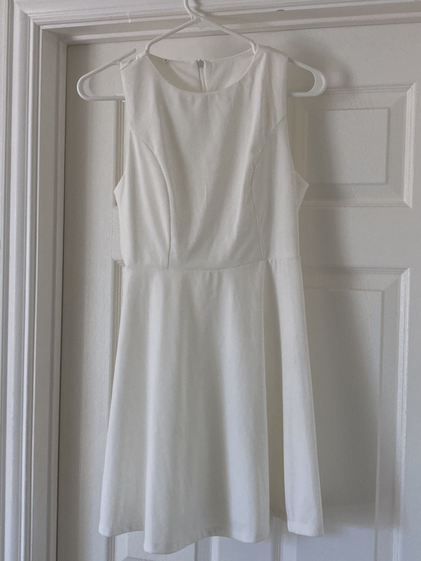 New White Cute Mini Dress