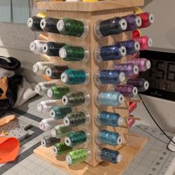 Rotatable Thread Holder Stand (Threads Not Included)