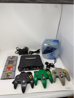 Nintendo 64 Console Bundle with Games and Controllers