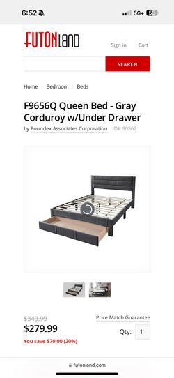 Queen Size bed frame