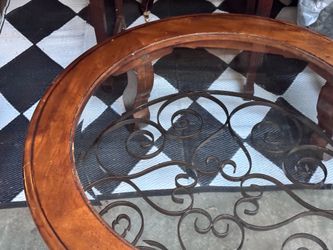 Spanish Revival Round Coffee table
