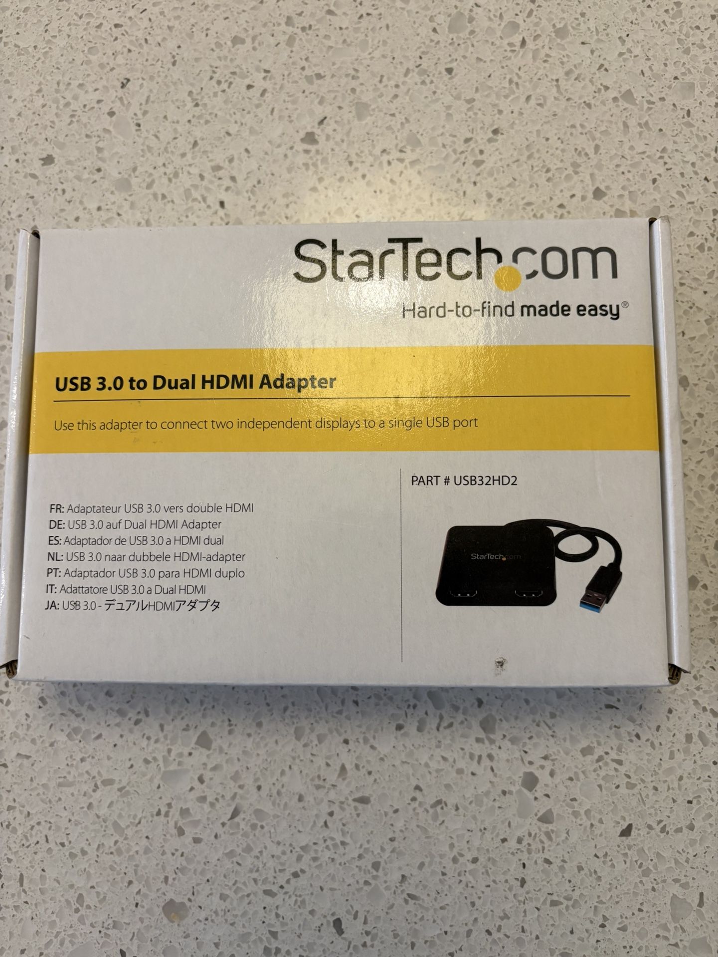 StarTech USB 3.0 To Dual HDMI Adapter (USB32HD2)