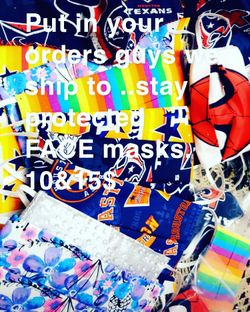 Homemade face masks 100% cotton super economic nd include filter