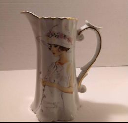 Vintage Lego Victorian Lady Pitcher