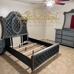 Brand New Bedroom Set , Bed , Dresser, Mirror, Nightstand 