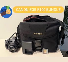Canon EOS R100 Mirrorless Camera Bundle | Lens | Bag | SD Card | Like New📸