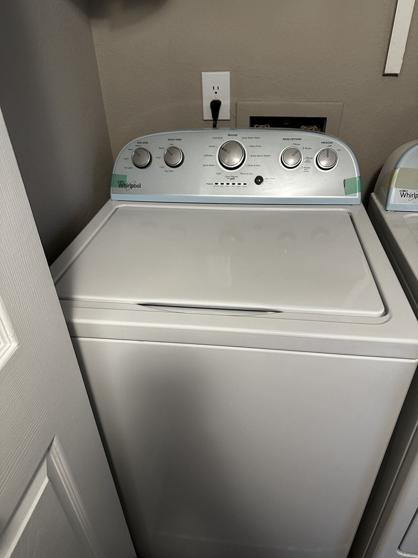 Washe And Dryer 