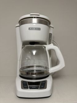 Coffee Maker Black + Decker- White