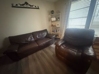 Leather couches