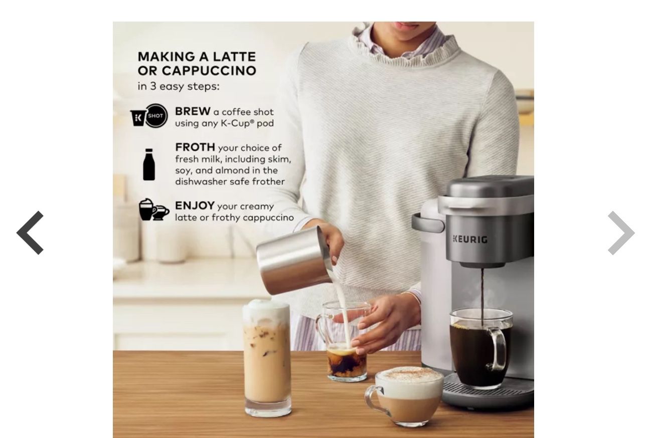 Coffee Latte Keurig Cafe Special Edition KEURIG® K Café® Special