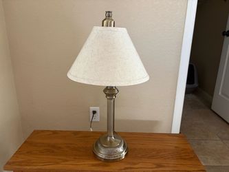 Traditional Brass Finish Swing Arm Desk Lamp