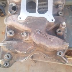 Ford 351C2v Aluminum Intake  Manifold  #2750 Edelbrock. See Pics Good Usrd Condition. 35th Ave And McDowell Phx 