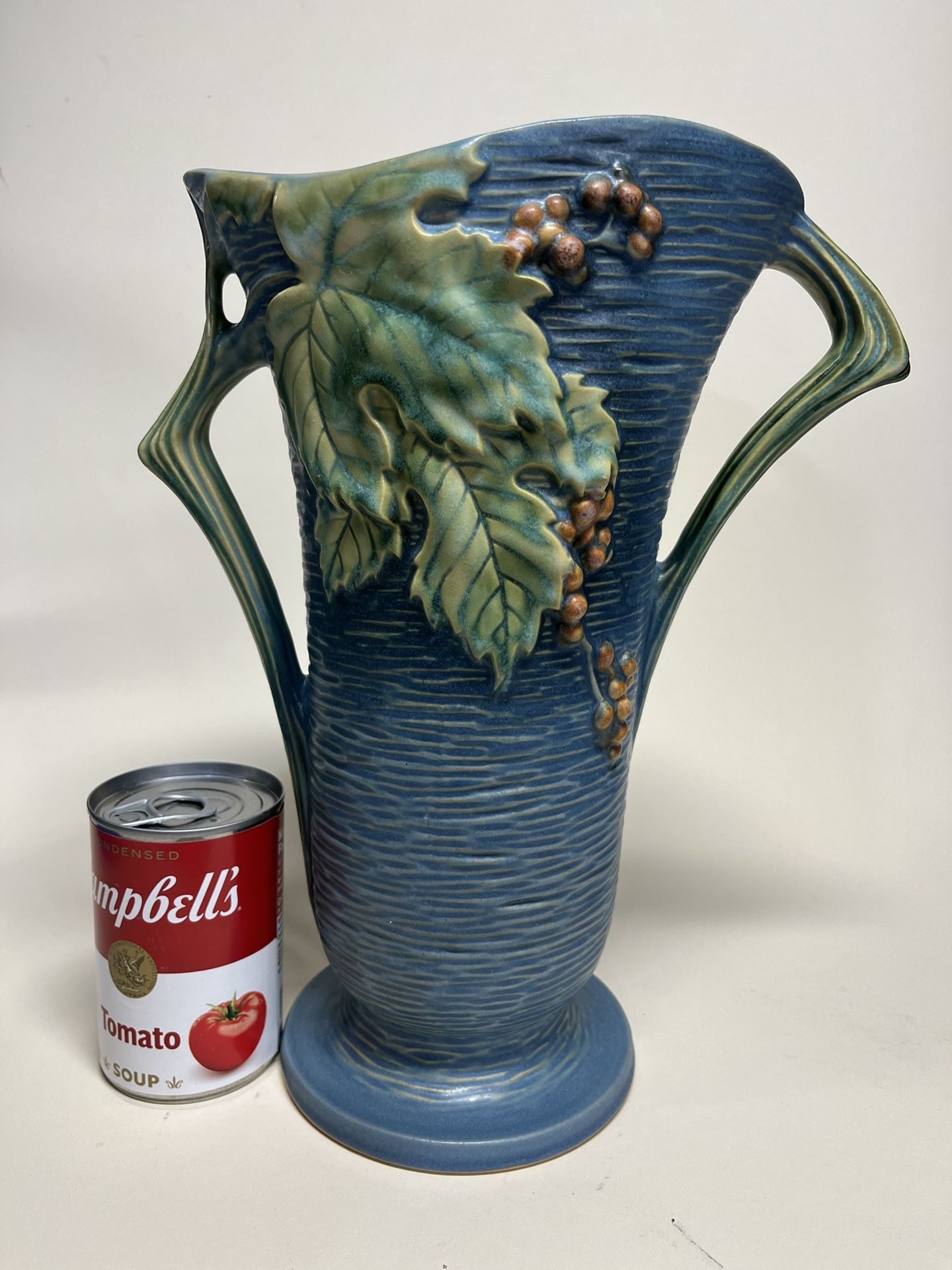 Large Roseville Pottery Bushberry Vase