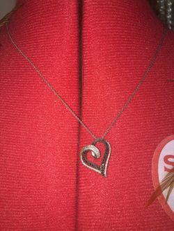 Zales black/white Diamond Necklace 