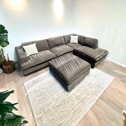 FREE DELIVERY! 🚚 Costco Thomasville Sectional With Ottoman