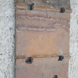 Piece Of Railroad Metal Steel blacksmith Tool Tools Anvil Plate