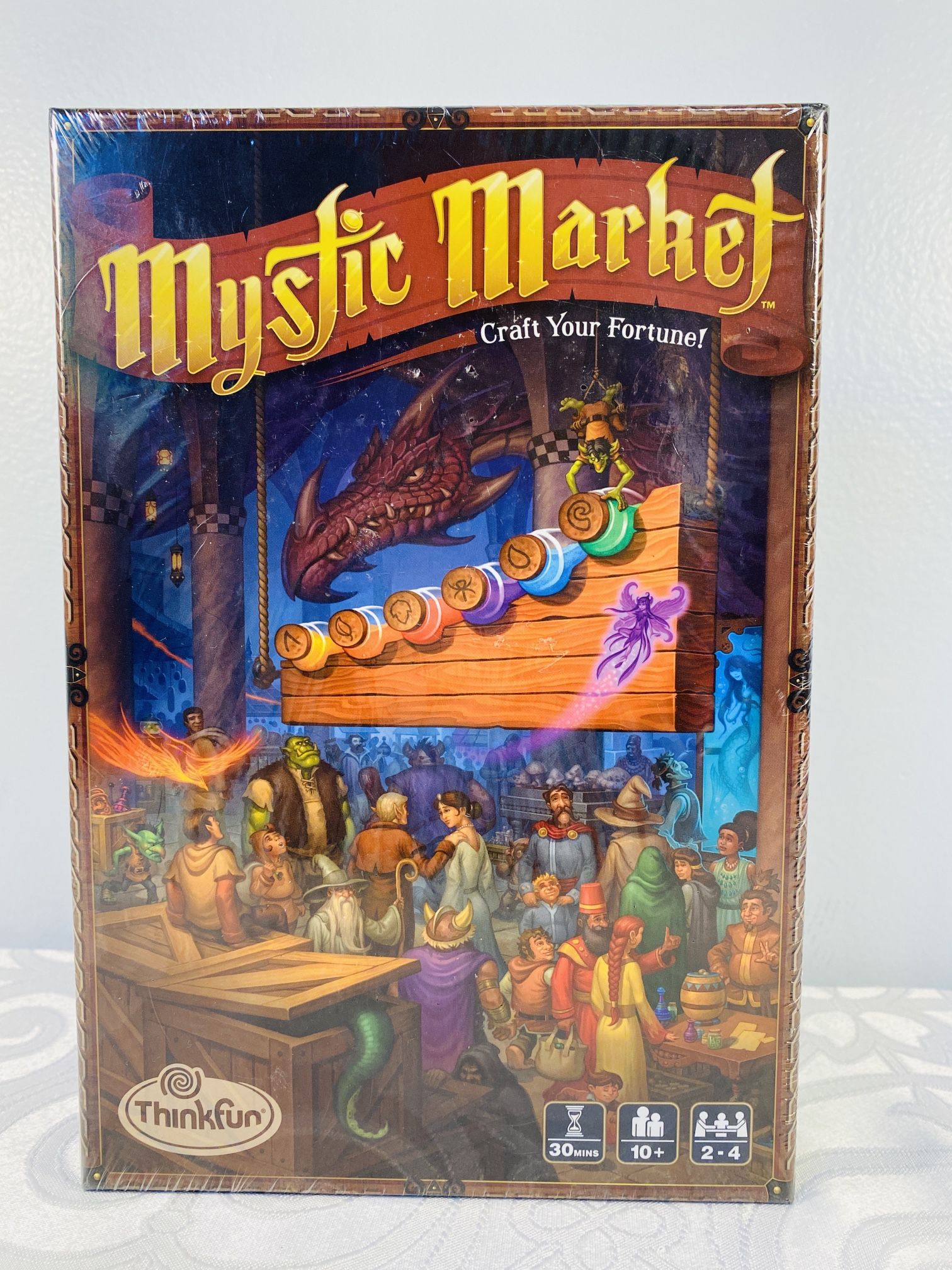 New In Box “MYSTIC MARKET” Game 2-4 Players 10+