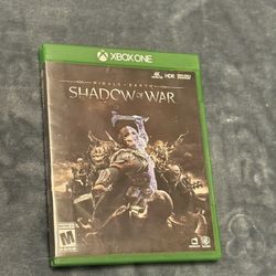 Xbox One Middle Earth Shadow of War game