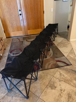 8 seated expandable  folding bench