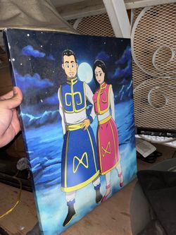 Anime manga picture artist art painting canvas