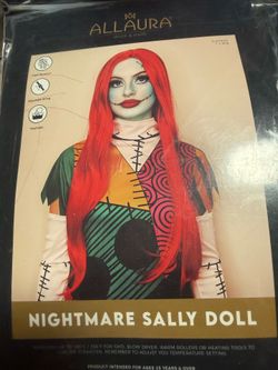 Nightmare sally doll wig