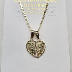 Gold Plated Heart Necklace