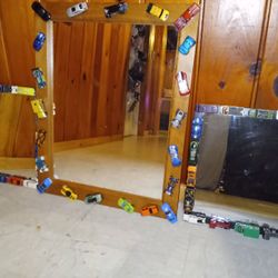 Custom Made Hot Wheels Cars Mirror For Sale