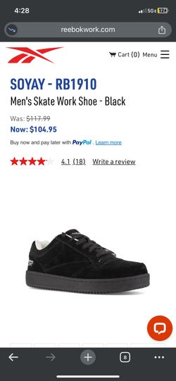 Reebok Men’s Work Shoes Steel Toe Non Slip Size 8