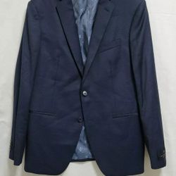 John Varvatos USA Wool Suit Separate Jacket Mens Size 42R Blue