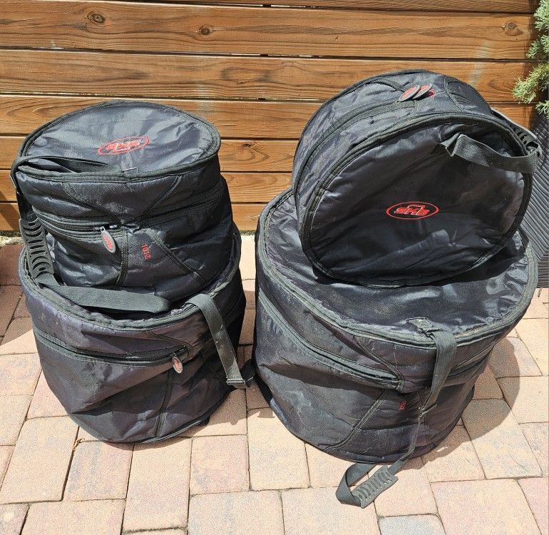 SKB Padded Drum Bags 4 pcs Set