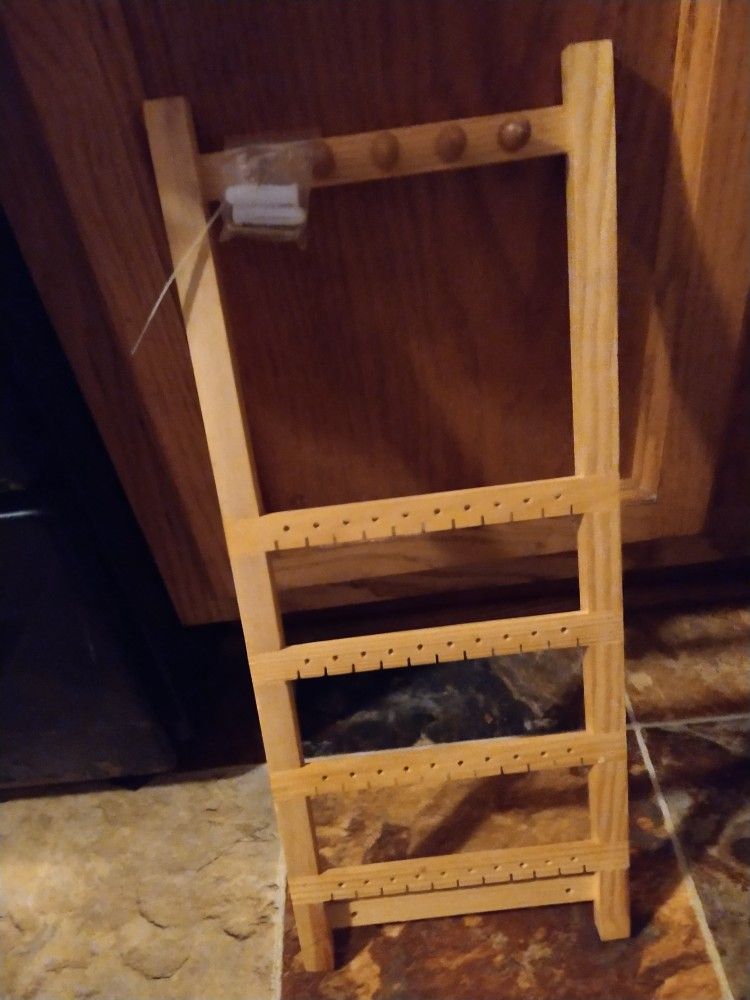 Wooden Jewelry Holder