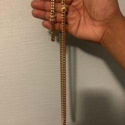 Cuban link set (8mm)