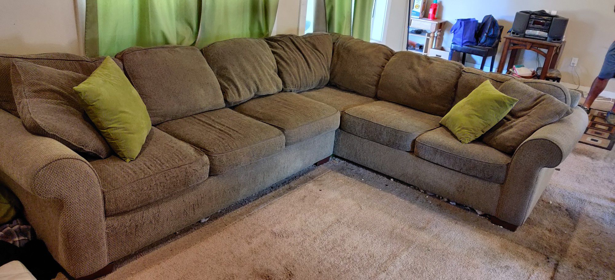 FREE large sectional couch and chair