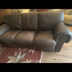 Genuine Leather Couch