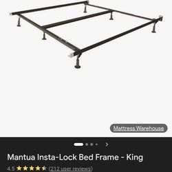Queen bed frame 10$