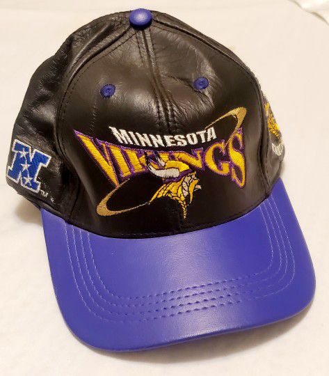 Vintage Minnesota Vikings Snapback Hat NFL Team Apparel OSFA
