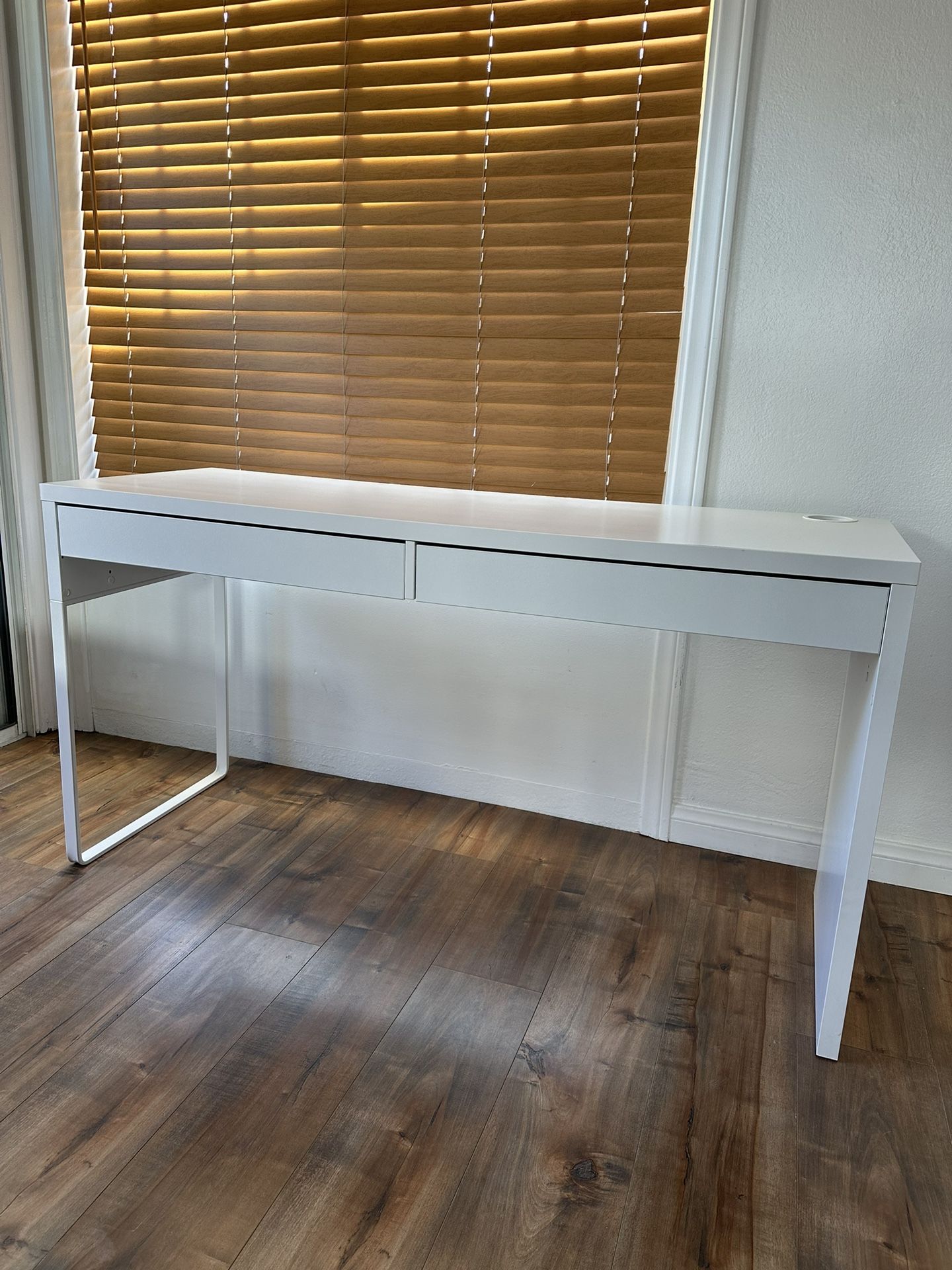 IKEA Desk, White, Two Drawers, Like New!