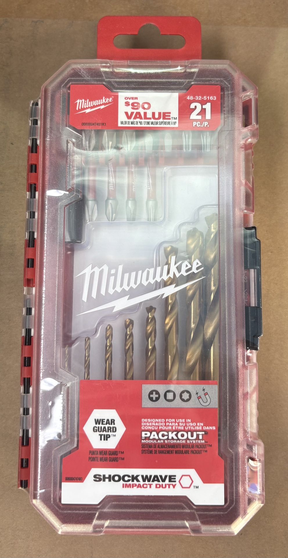 🔧 Milwaukee SHOCKWAVE 21-Pc Impact Drill & Drive Bit Set – Tough & NEW! 🔧