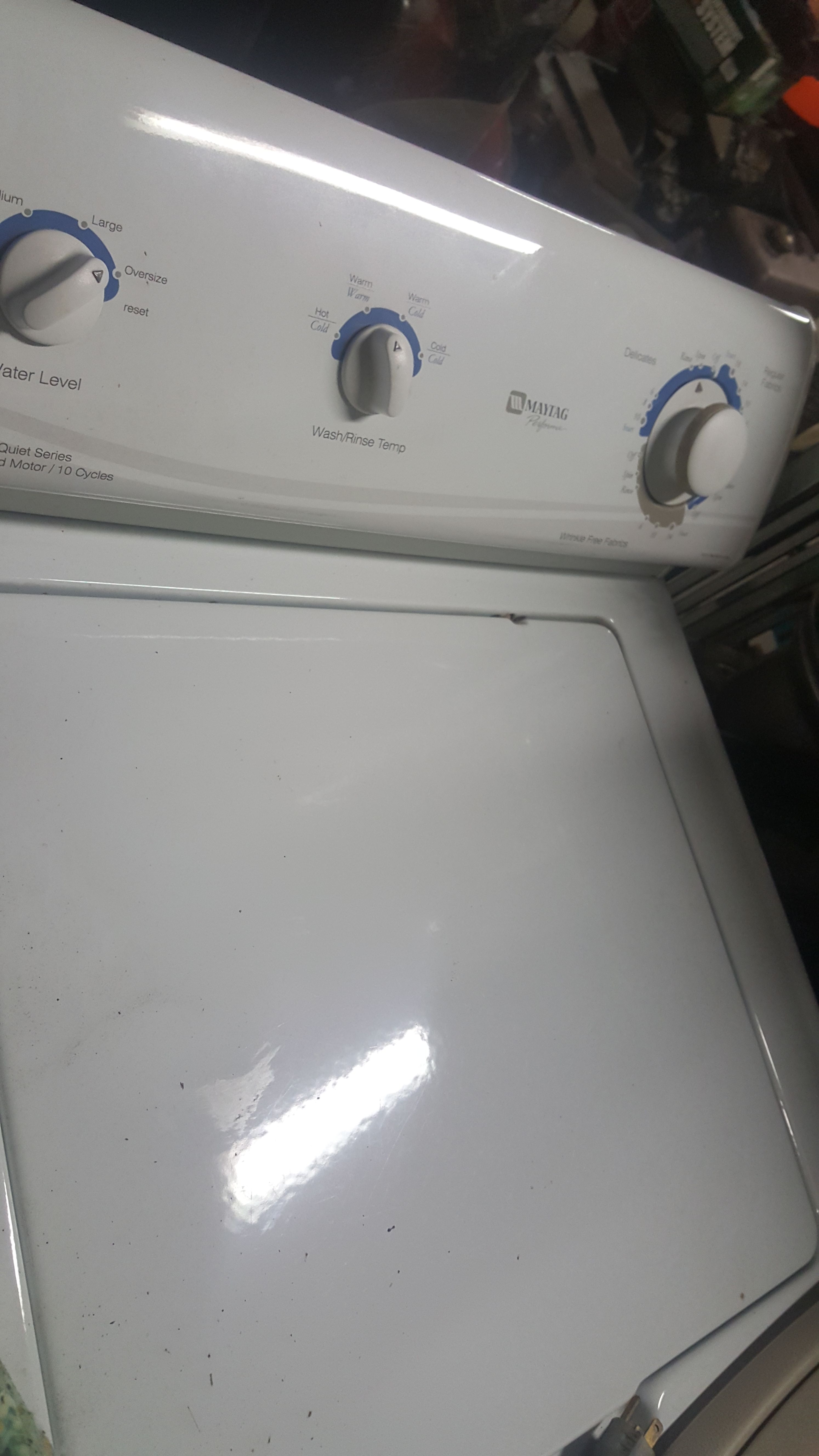 NICE maytag washer.want room in my garage!