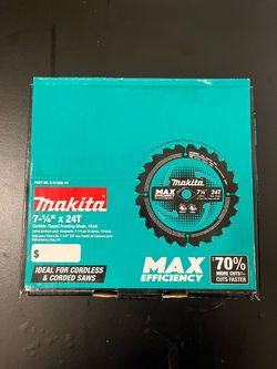 Makita 7-1/4” 24T Framing Saw Blades – 9 Pack – New - Cash or PayPal
