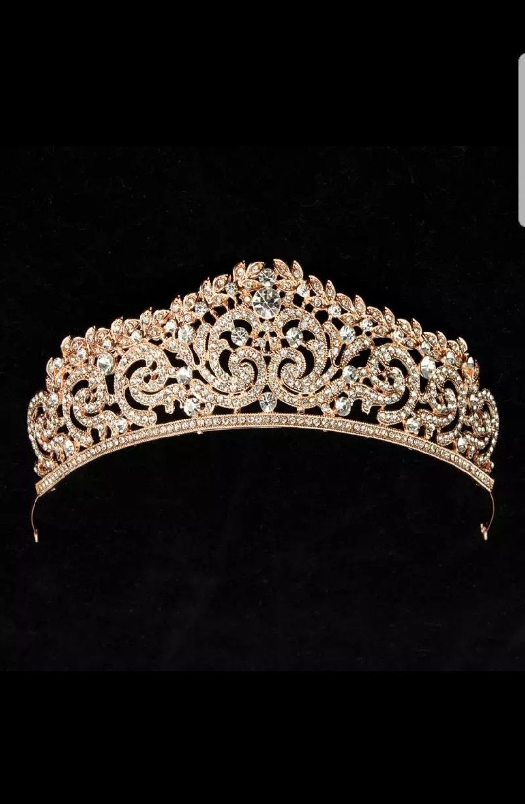 gold tiara