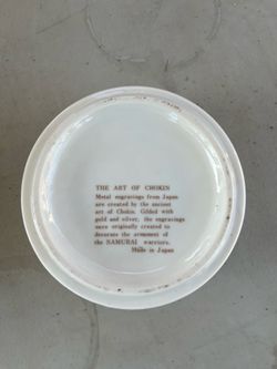 Chokin trinket dish
