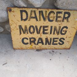 Very Old Iron Sign