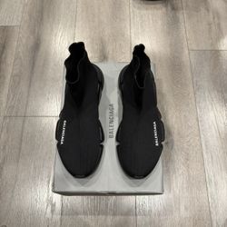 All Black Balenciaga Socks 